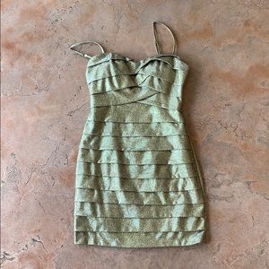 Gold Cocktail Dress NEVER WORN